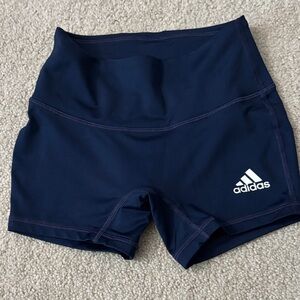Adidas Women's Dark Blue Athletic Shorts